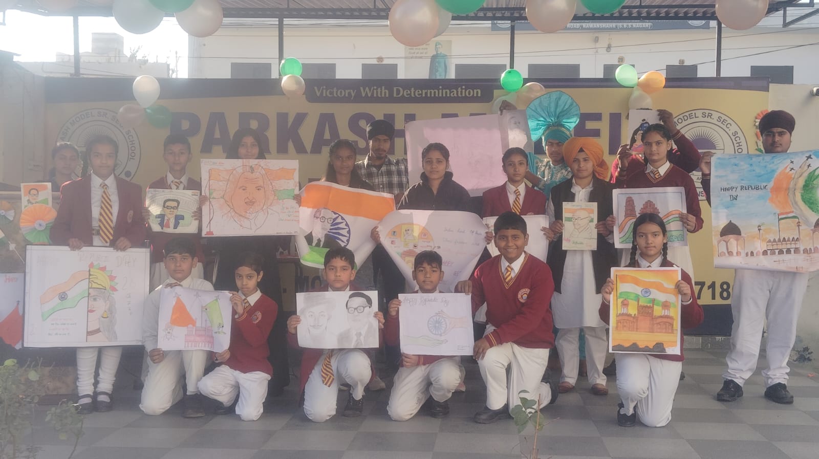 Prakash Model Senior Secondary School, Rahon Road, Nawanshahr (Shaheed Bhagat Singh Nagar) celebrated the 76th Republic Day.